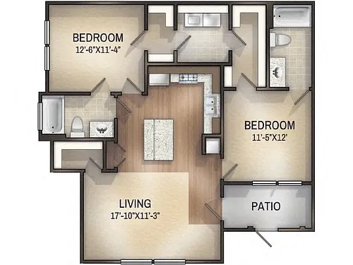 Floor plan Chambray I