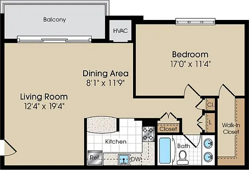 Floor plan Model 1A