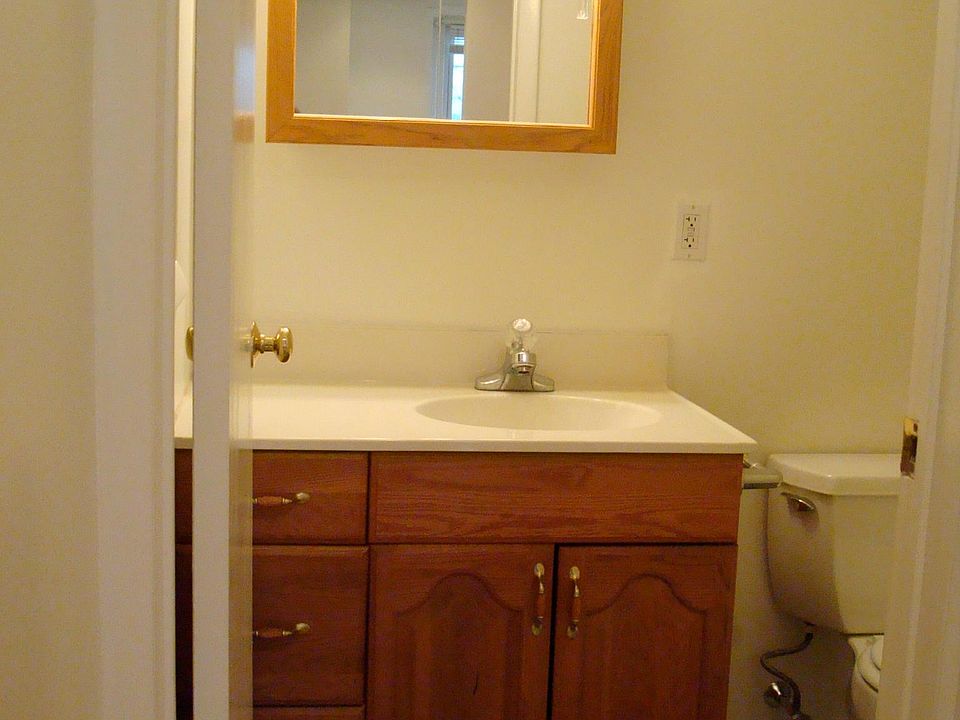 Updated bathroom with vanity, tub and shower