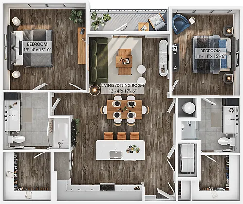 Floor plan B6