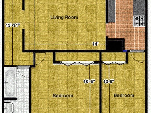 2nd image of 206 W 99th St APT 1D