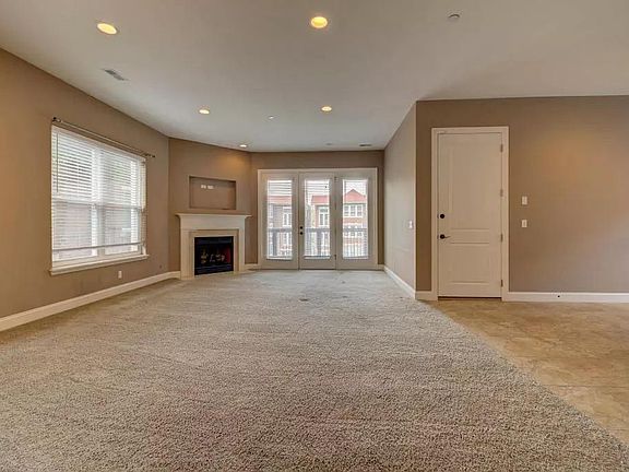 Unit entrance and living room