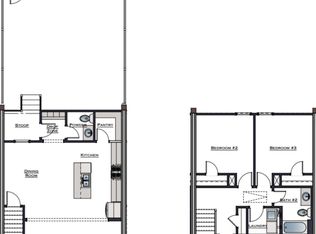 Townhome 577 with Garage plan