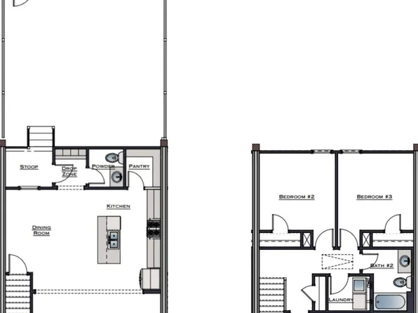 Townhome 577 with Garage Plan, The Preserve