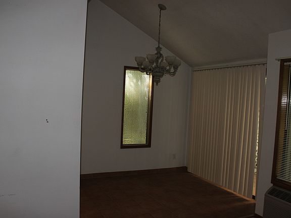 Dining area with slider to patio