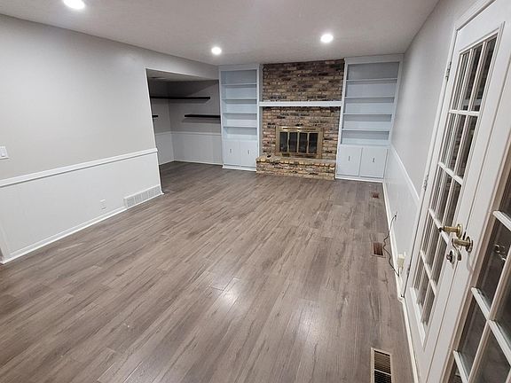 family room with kitchenette. Opens out to large porch