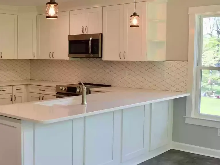 Updated and bright kitchen with Stainless Steel applicances.