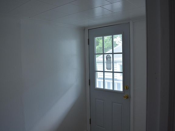 door leads out to balcony from laundry