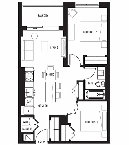 Floor plan Plan K