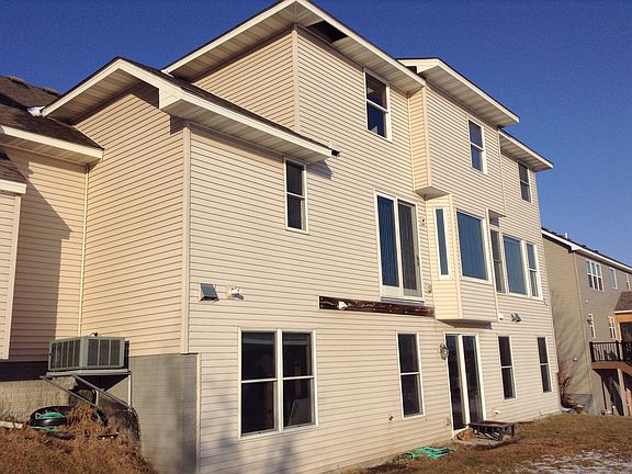 3 story rear of home