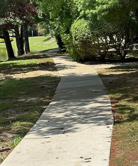 another view of foot path