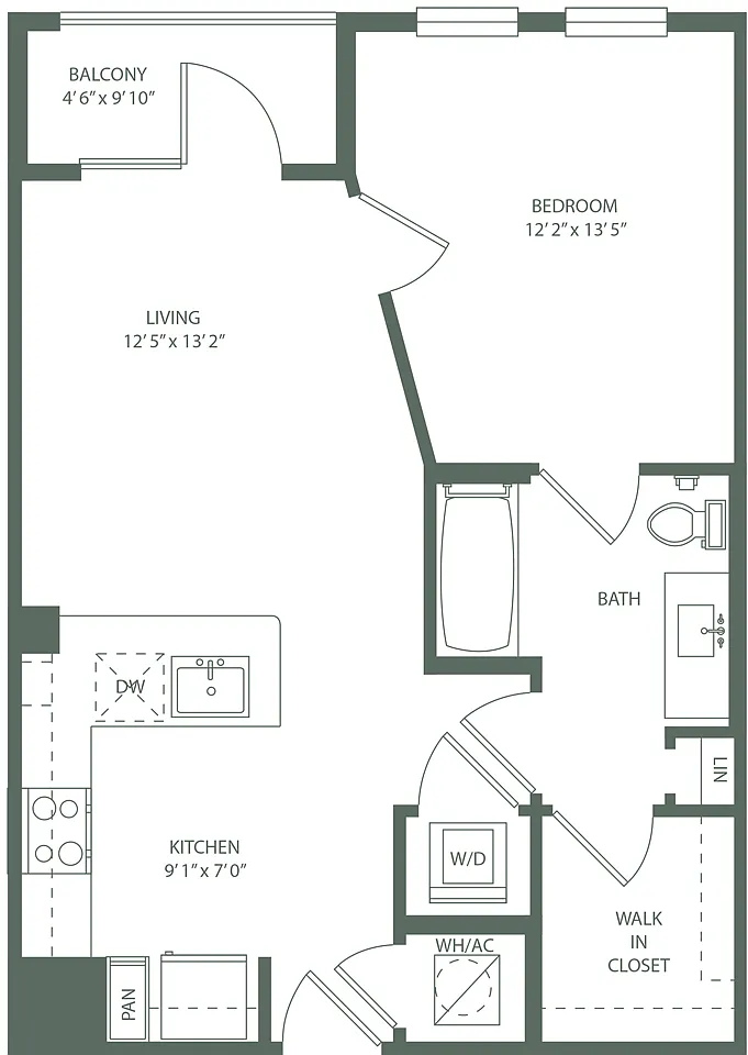 Floor plan A1/A1ST/A1Alt