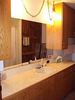 BEAUTIFUL UPDATED VANITY IN THE MAIN BATHROOM.