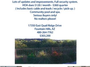 17350 East Quail Ridge Drive, Fountain Hills, AZ 85268