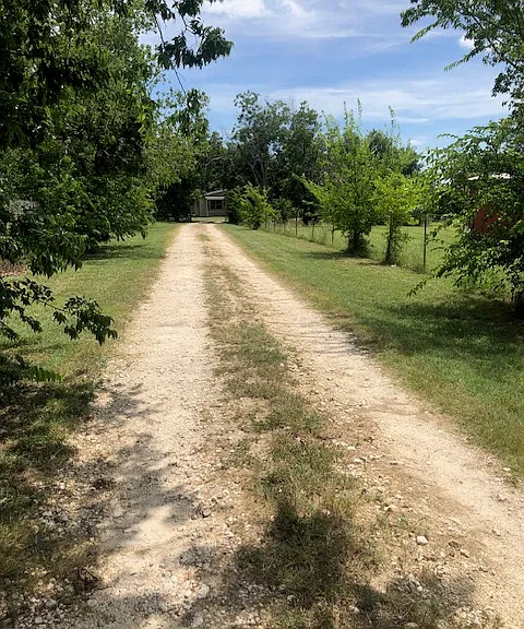 House with private driveway
