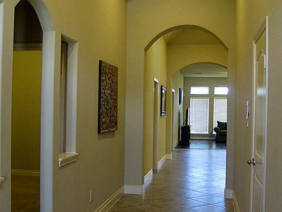 ELEGANT ENTRY WITH TILE FLOOR.