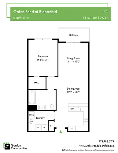 Floor plan $3.11/sq.ft. - 1A.2