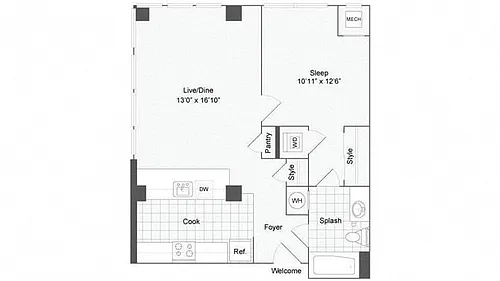 Floor plan Allentown