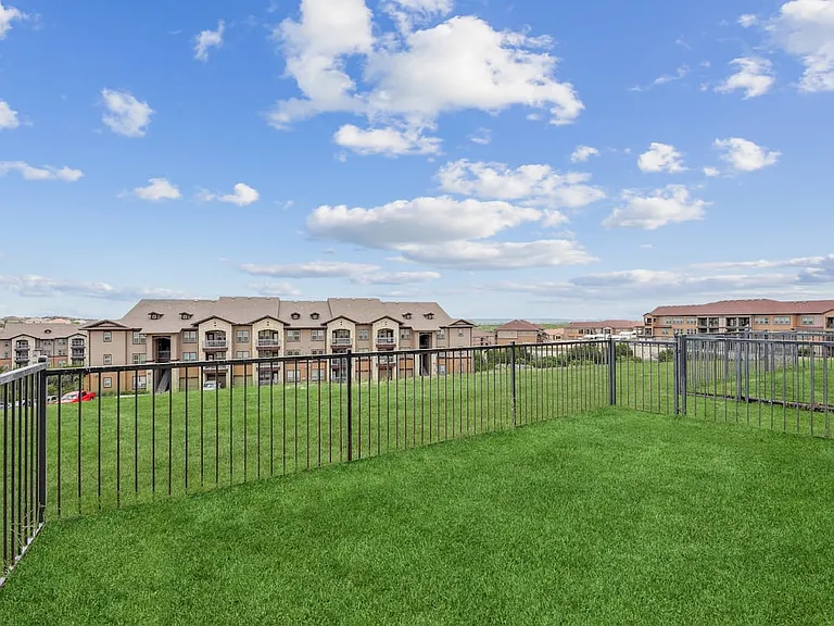 Fenced in yard