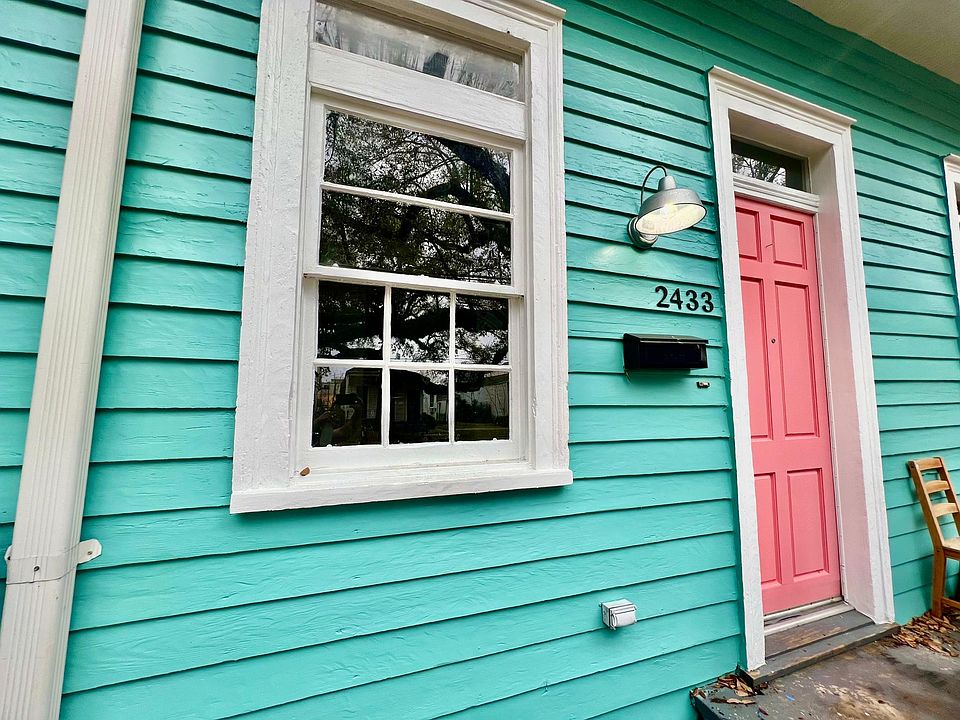 Front entrance. Exterior just painted.
