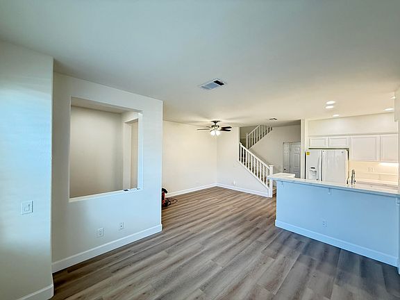 Kitchen and stairs