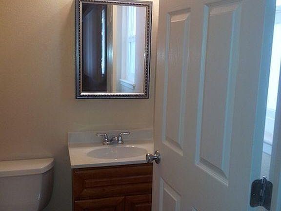 Half bath in master bedroom
