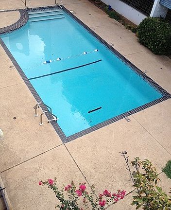 well maintained pool, usually quiet