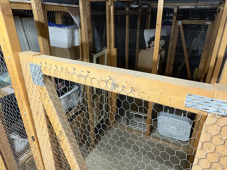 Storage area in the garage (lower level)