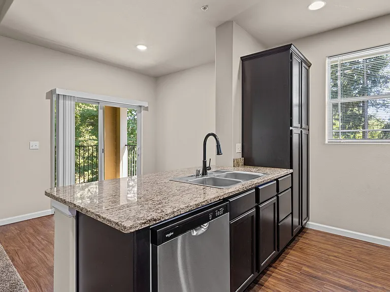 Apartment Kitchen with Breakfast Bar