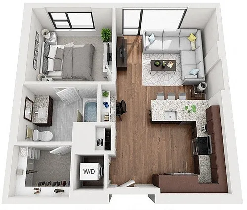 Floor plan 1J
