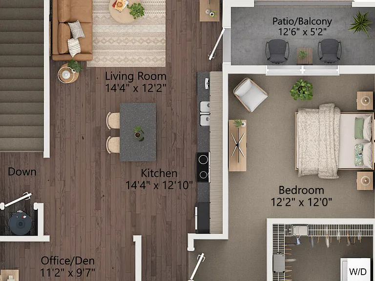 B1 floor plan The Landing at Savannah West