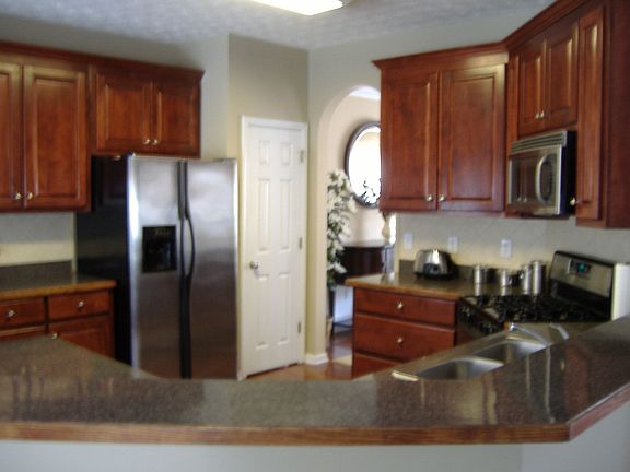 Kitchen with Cerry cabinets