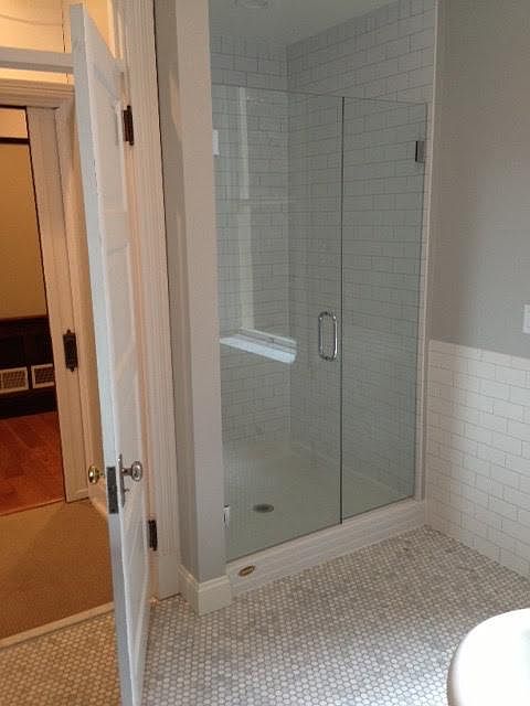 One of the two ensuite baths. This one has a clawfoot tub a