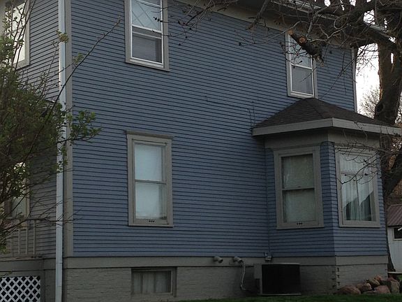 West side of house