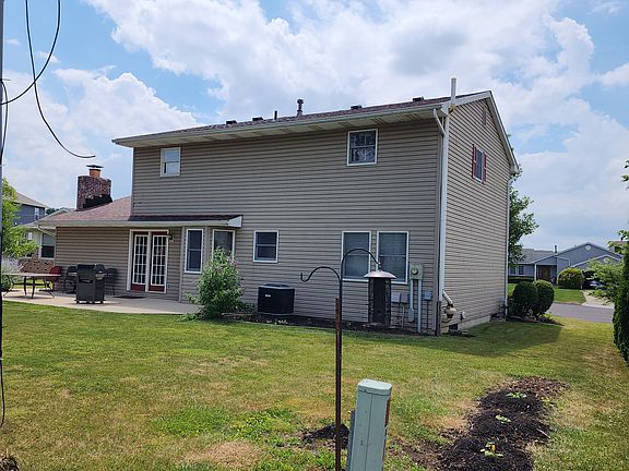 Rear of house and patio