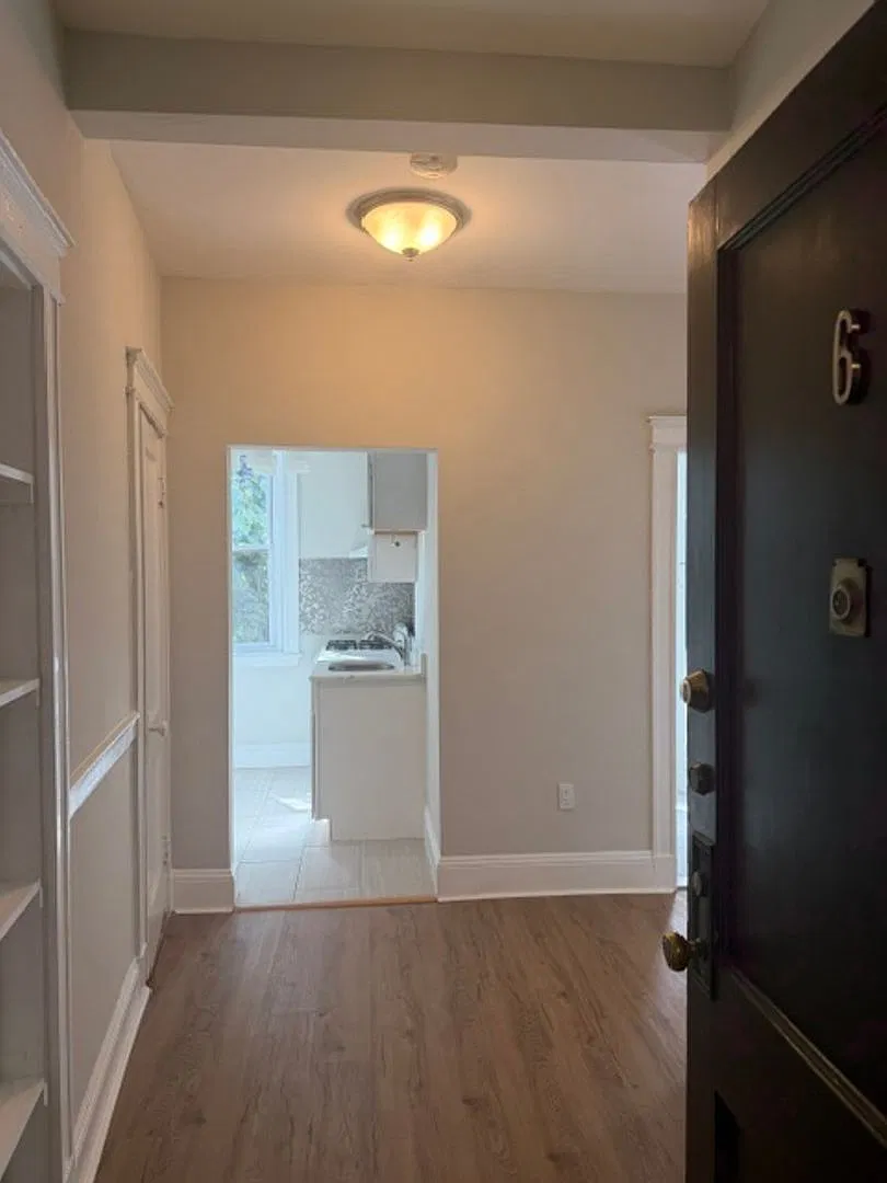 Studio with Heat & Hot Water Included | Steps to the B Line — Photo 1