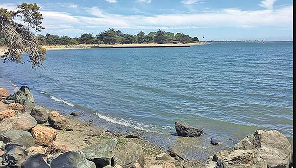 Walk to the Beach from the property