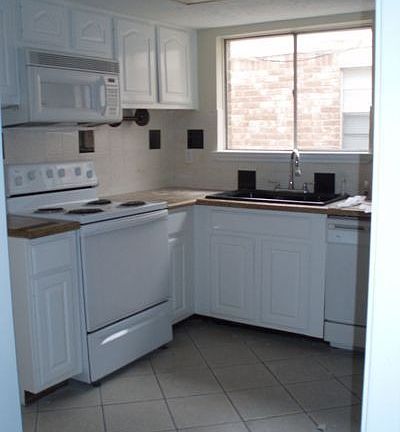 Kitchen with new appliances