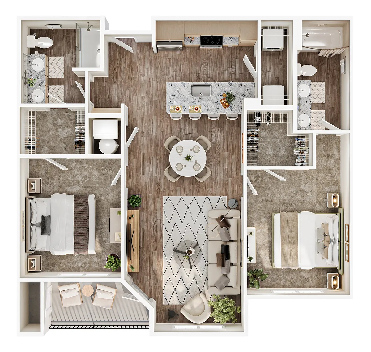 Floor plan B1
