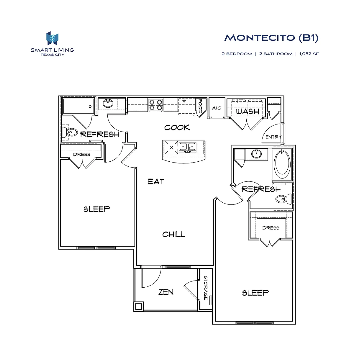Floor plan B1-3