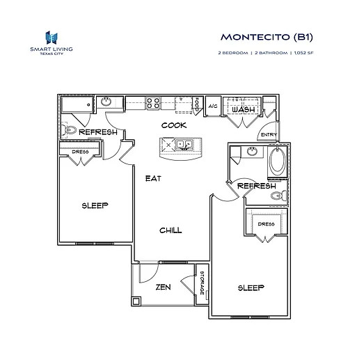 Floor plan B1-3