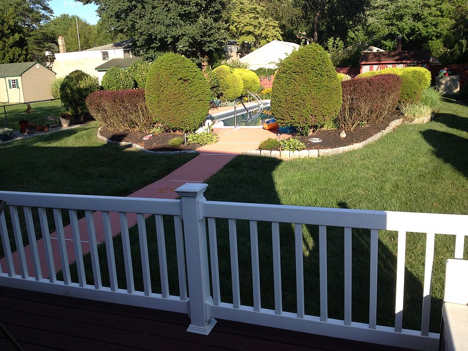 pool and surrounds from deck