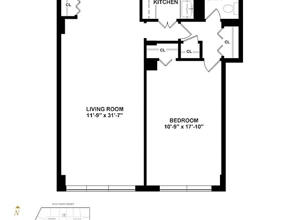 2nd image of 20 W 64th St APT 14S