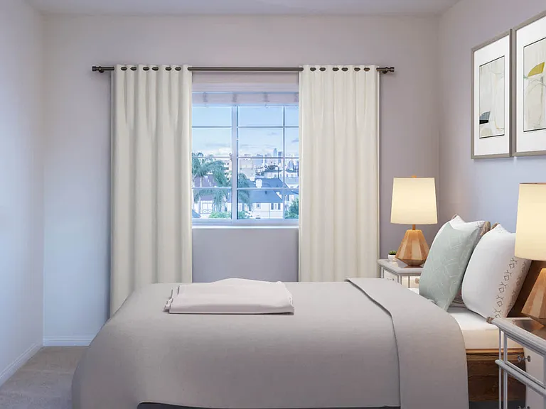 Carpeted Bedroom