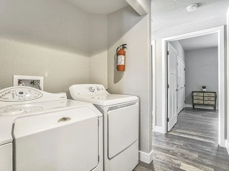 In unit washer and dryer