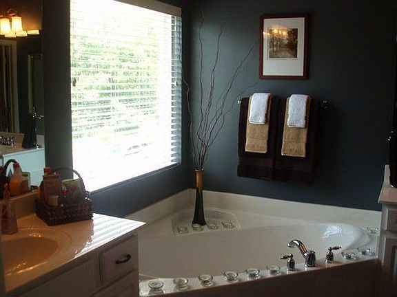 Luxury master bath with a large walk-in closet attached!