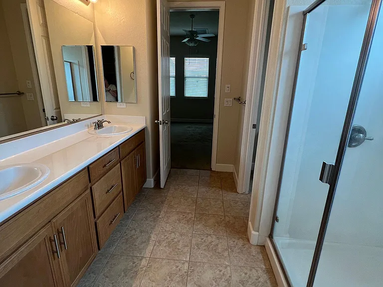 Master bathroom space