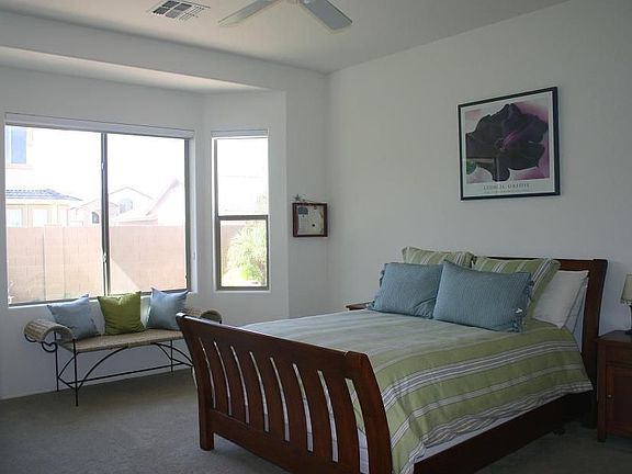 Master Bedroom with Bay Windo