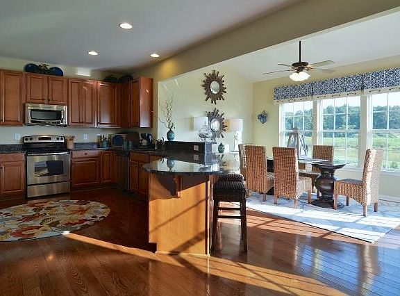 Kitchen and morning room