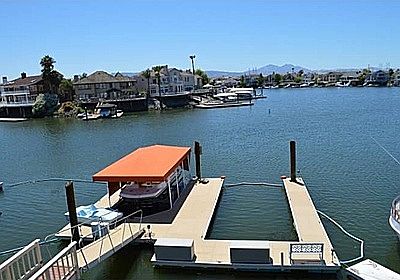 DOUBLE U DOCK with Jet ski ramp